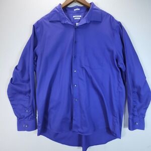 slim fit dress slacks Van Heusen Slim Fit Ultra Wrinkle Free Stretch FLEX Solid Dress Shirt in  Lavender